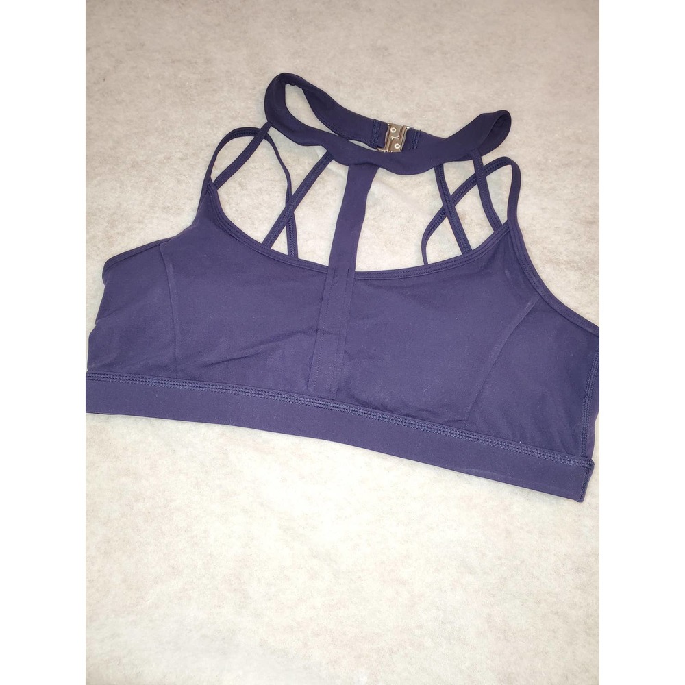BuffBunny Navy Lively Limited Strappy Sports Bra - XL